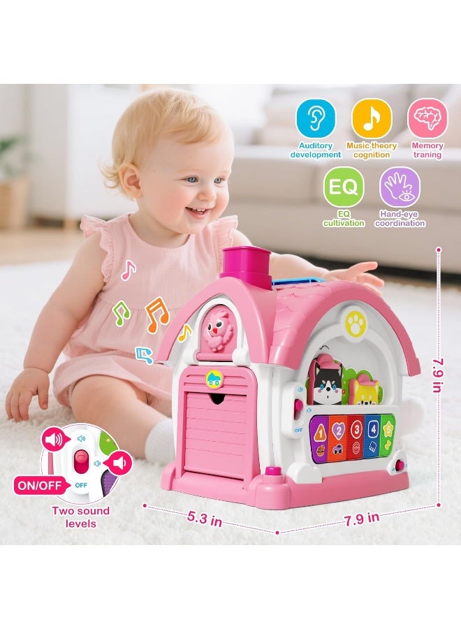 BAOLI Baby Toddler Toys for 1 Year Old Girls, Montessori Musical Toddler Toys for 12-18 Months Kids, Musical Learning House for Infant Toddlers 1 2 3 Years Old Baby Girl Gifts - Image 3